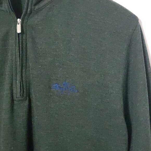 Peter Millar Mens Crown Comfort Pullover Size XL Gray Quarter Zip Palma Ceia - Picture 4 of 12